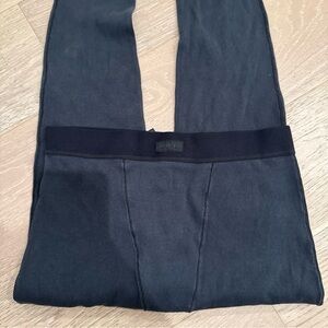 SKIMS Charcoal Ribbed Leggings long John